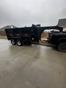 12’x77”x4’ gooseneck dump trailer 14k