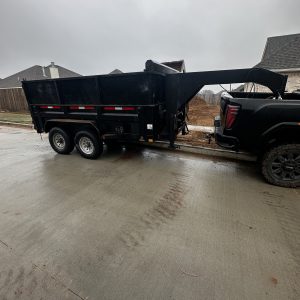 12’x77”x4’ gooseneck dump trailer 14k